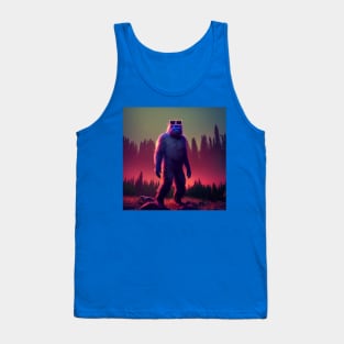 Dope Sasquatch in Nature Tank Top